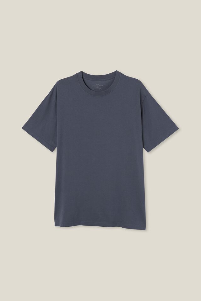 H&M Short Sleeved Shirt Dark Denim Blue, $19, H & M