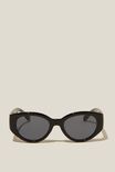 Óculos de Sol - Drifter Sunglasses, BLACK/BLACK SMOKE - vista alternativa 1