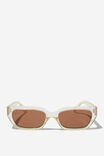 The Razor Sunglasses, BUTTER CRYSTAL/BROWN - alternate image 1