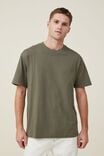 Camiseta - Organic Loose Fit T-Shirt, MILITARY - vista alternativa 1