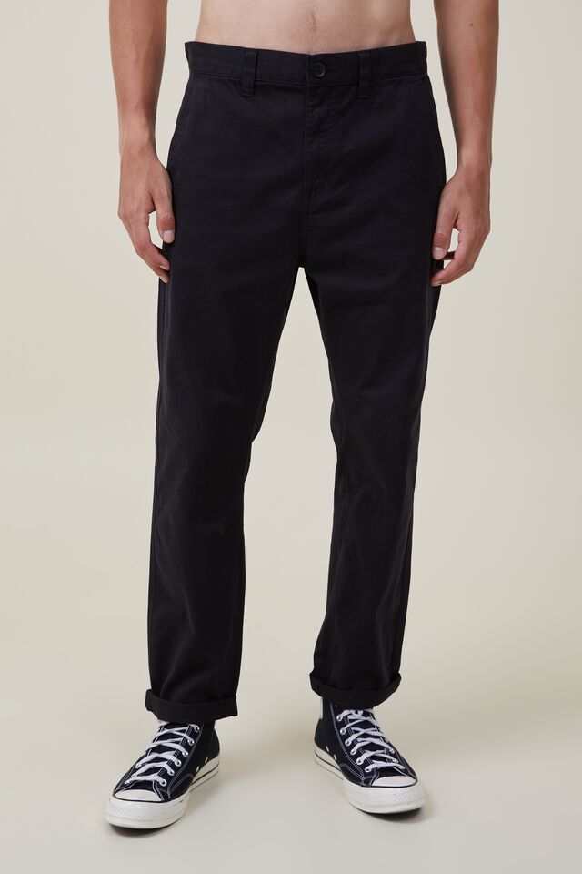Relaxed Chino, TRUE BLACK