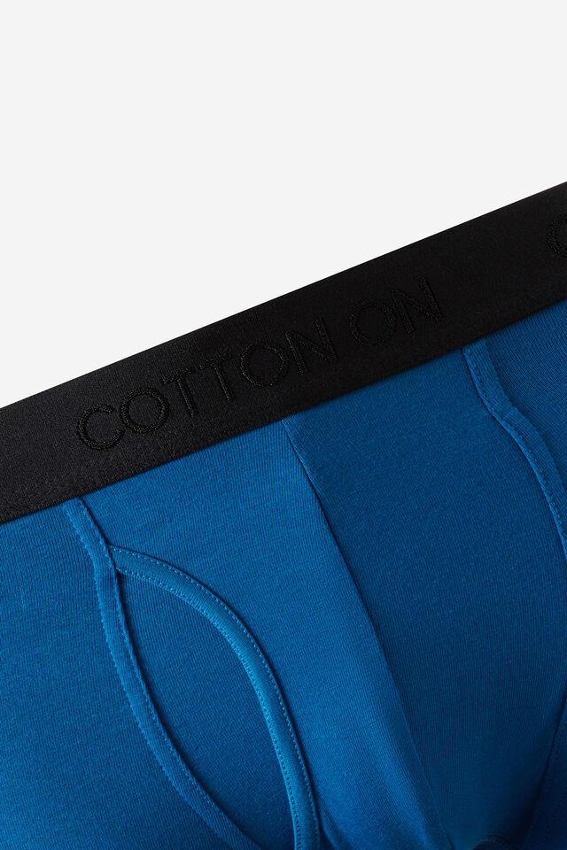 Mens Organic Cotton Boxer Brief, RAVE BLUE