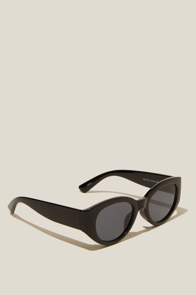Óculos de Sol - Drifter Sunglasses, BLACK/BLACK SMOKE