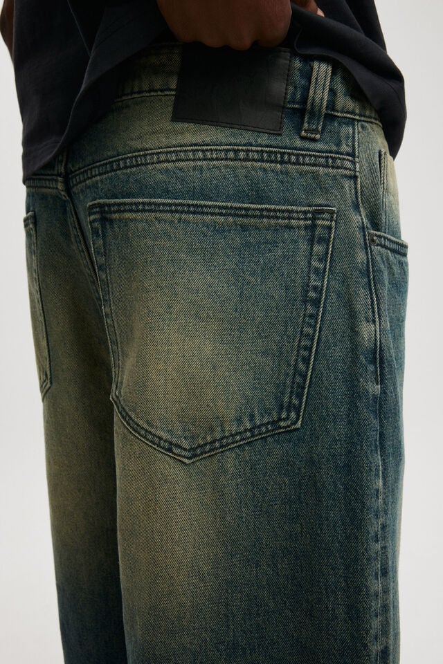 Super Baggy Jort, Y2K WASHED BLUE