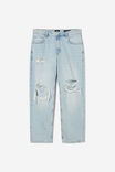 Baggy Jean, BOUNDARY BLUE RIPPED - alternate image 6