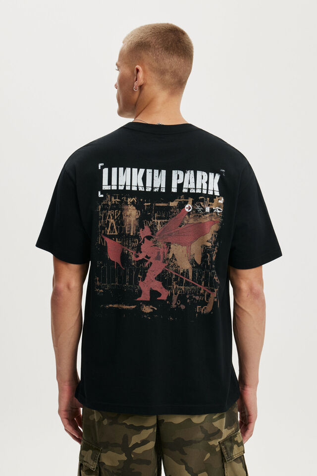 Everyday Fit Exclusive Music T-Shirt, LCN COR BLACK / LINKIN PARK - HYBRID THEORY