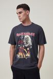 Iron Maiden Loose Fit T-Shirt, LCN GM WASHED BLACK/IRON MAIDEN - THE BEAST - alternate image 1