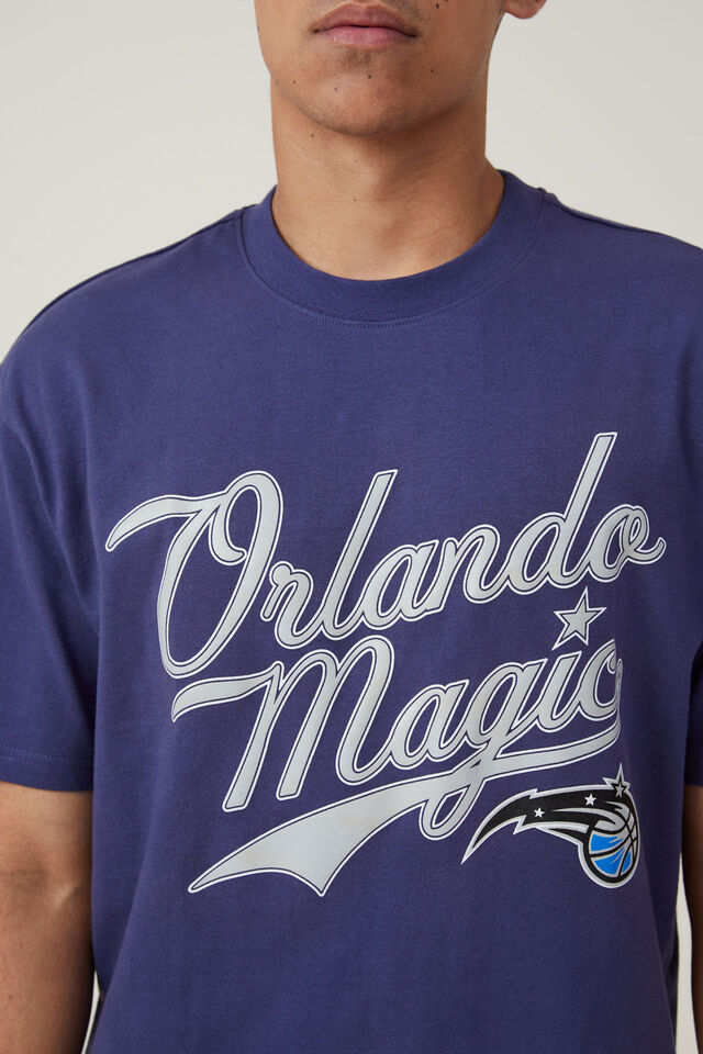Nba Loose Fit T-Shirt, LCN NBA TRUE NAVY / ORLANDO MAGIC - SCRIPT