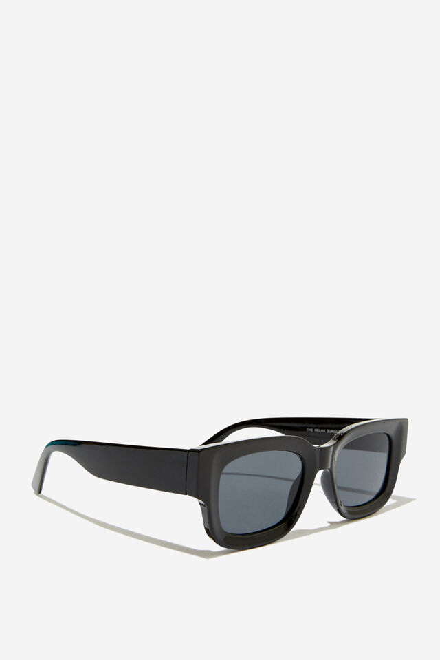 The Relax Sunglasses, BLACK/BLACK SMOKE