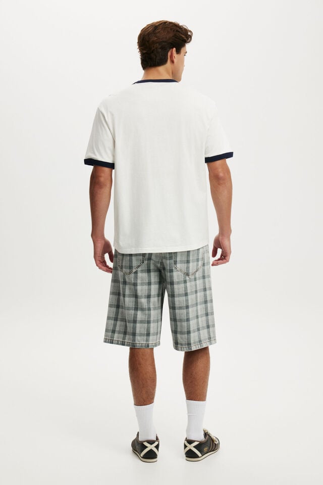 Super Baggy Jort, JASPER GREY CHECK