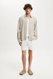 Eli Long Sleeve Shirt, TEXTURED OATMEAL - example image 2