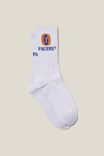 Fosters Active Sock, LCN FOS WHITE/FOSTERS LOGO - alternate image 1