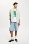 Kerokerokeroppi Box Fit T-Shirt, LCN SAN WHITE/KEROPPI BASEBALL - alternate image 2