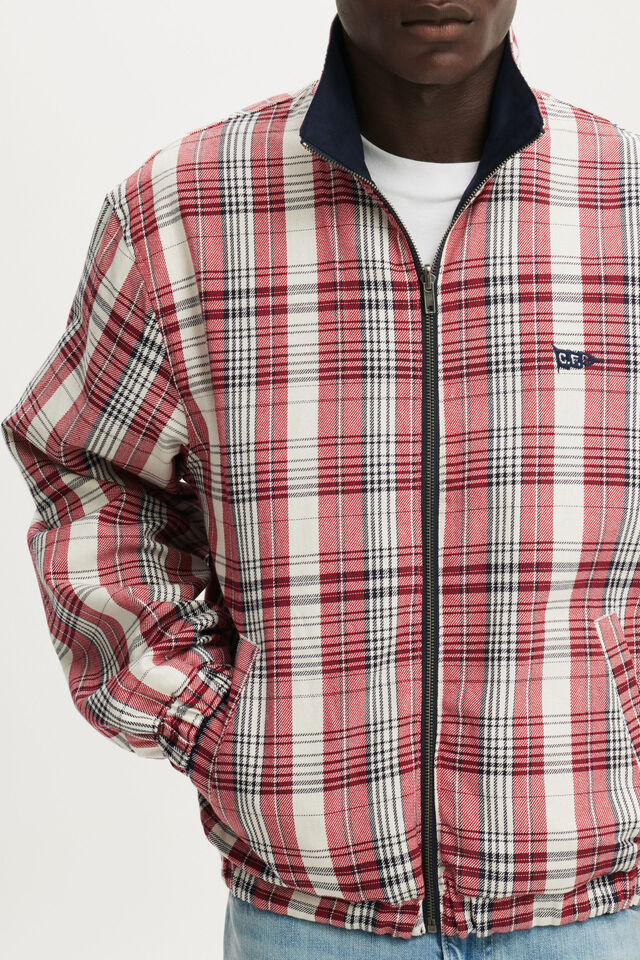Reversible Jacket, RED CHECK