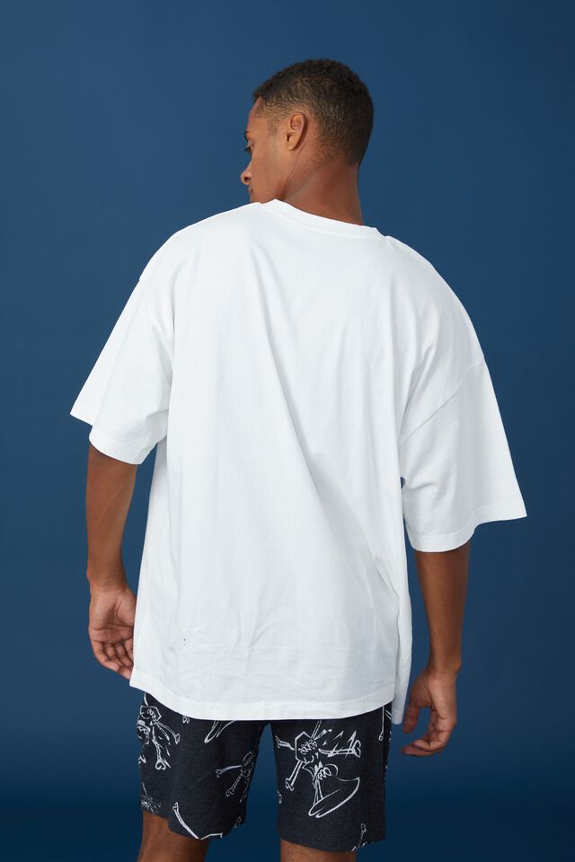 Sleep Exchange Oversized T-Shirt, LCN SFA VINTAGE WHITE / SLASH
