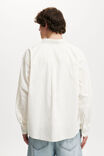 Oversized Long Sleeve Shirt, OFF WHITE - alternate image 3