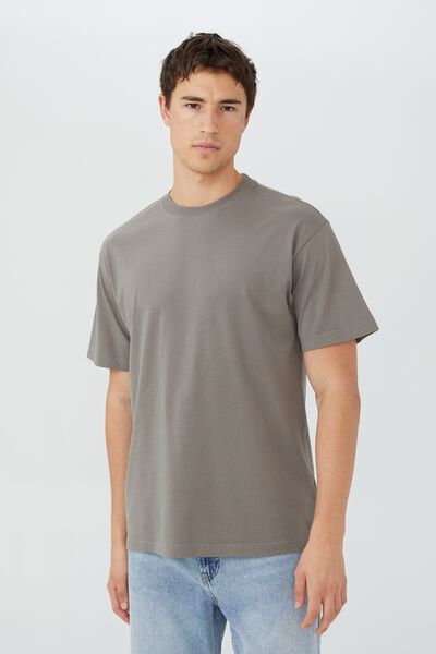 Organic Loose Fit T-Shirt, SLATE STONE