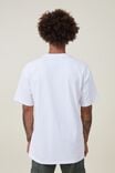 Box Fit Plain T-Shirt, WHITE - alternate image 3