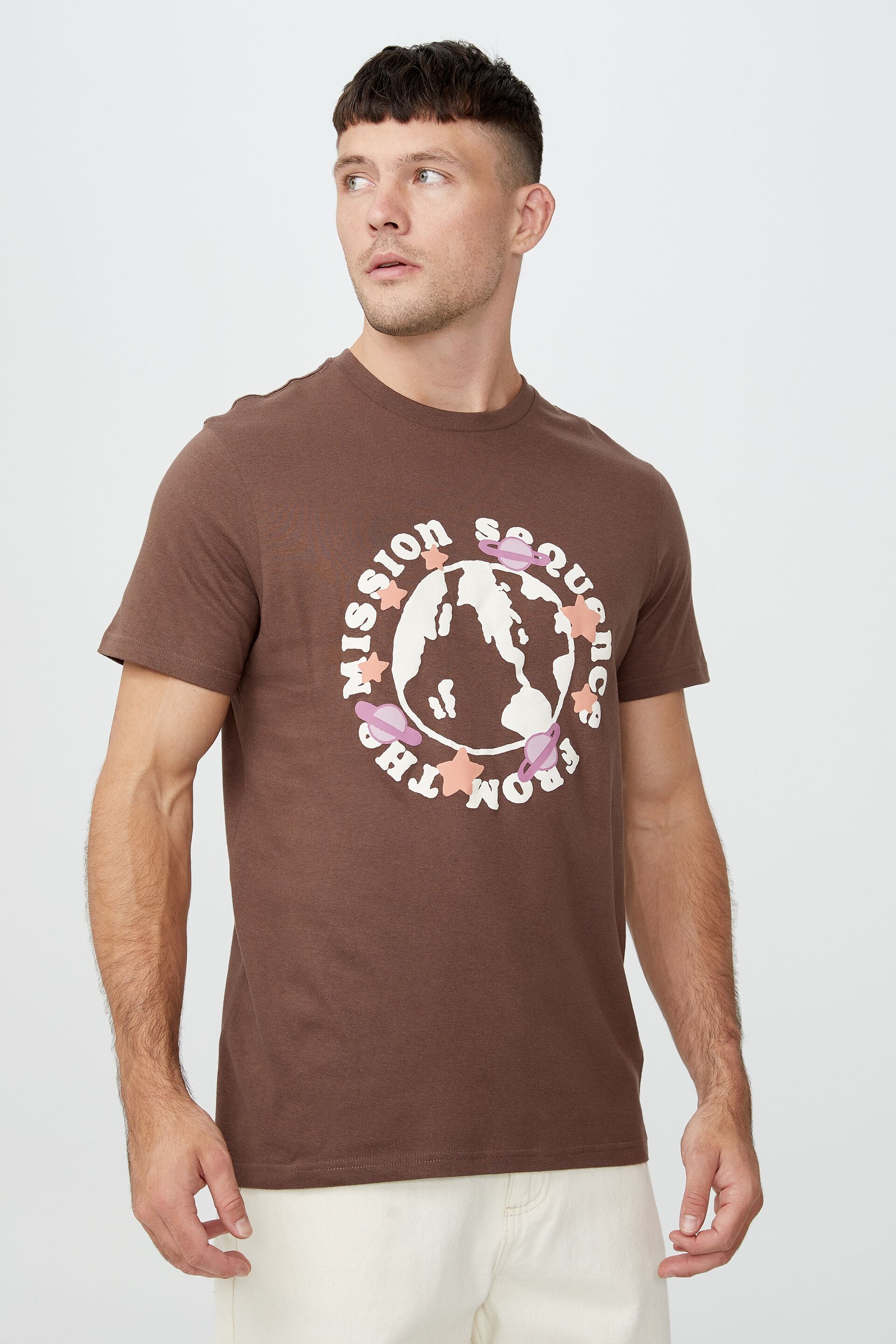 Men Tops & T-Shirts | Tbar Art T-Shirt - PT80270