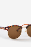 The Member Sunglasses, TORT/BRASS/BROWN - example image 2