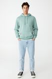 Essential Fleece Pullover, WASHED TEAL