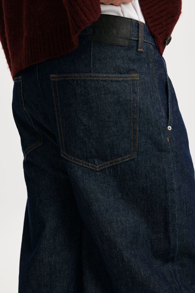 Baggy Balloon Jean, PLEAT SHUTTER BLUE