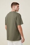 Camiseta - Organic Loose Fit T-Shirt, MILITARY - vista alternativa 3