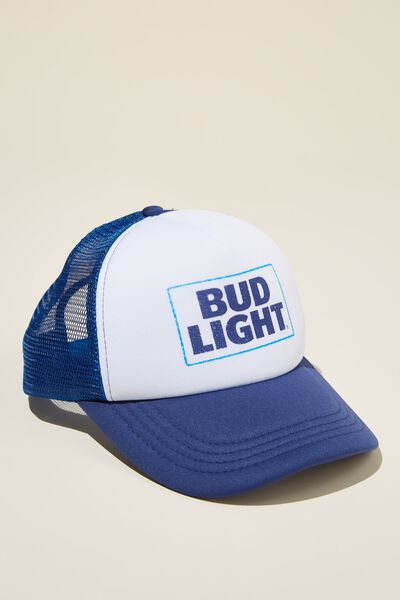Budweiser Trucker Hat, LCN BUD INDIGO / MAZARINE BLUE / BUD LIGHT