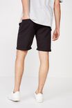 Washed Chino Short, PIGMENT BLACK