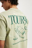 Box Fit Graphic T-Shirt, GREEN TEA/TOUR 96 - alternate image 4