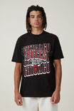 Chicago Bulls Nba Loose Fit T-Shirt, LCN NBA BLACK/BULLS-VINTAGE COURT - alternate image 1