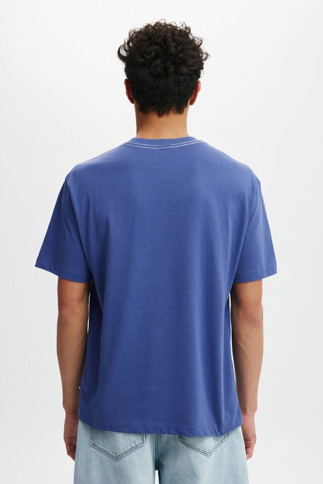 Loose Fit Art T-Shirt, MAZARINE BLUE / EIFFEL TOWER 94