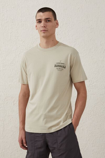 Active Icon Tee, PALE SAND / NIGHT RUNNERS