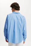 Oversized Long Sleeve Shirt, CORNFLOUR BLUE - alternate image 3