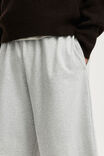 Super Baggy Fleece Short, GREY MARLE - example image 4