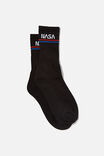 Meias - Special Edition Active Sock, LCN NASA/BLACK STRIPE - vista alternativa 1