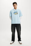 Kerokerokeroppi Box Fit T-Shirt, LCN SAN BLUE MIST/KEROPPI MOOD - alternate image 2