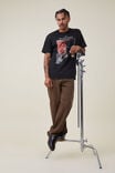 Basquiat Loose Fit T-Shirt, LCN BSQ BLACK/PORTRAIT - alternate image 2