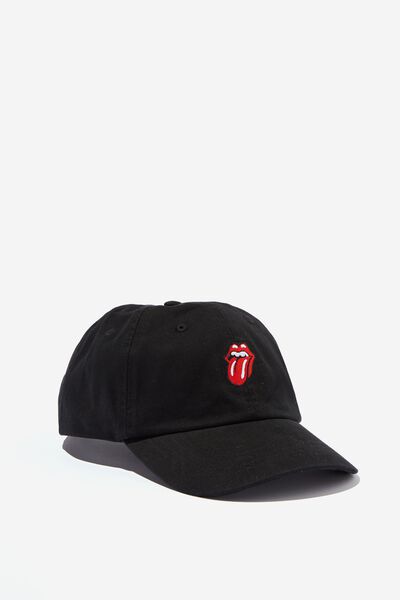 Special Edition Dad Hat, LCN BRA WASHED BLACK/ROLLING STONES