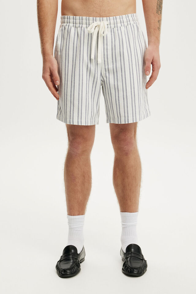 Easy Short, BLUE REPEAT STRIPE