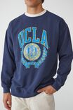 Premium Collab Crew Fleece, LCN UCLA INDIGO / UCLA VINTAGE CREST