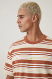 Loose Fit Stripe T-Shirt, TERRACOTTA SUN EVERYDAY STRIPE - alternate image 4