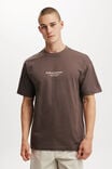 Box Fit Easy T-Shirt, WASHED CHOCOLATE/BECKLEY MONOCHROME - alternate image 1