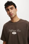 Camiseta - Tupac Box Fit Premium Music T-Shirt, LCN BRA ASHEN BROWN / TUPAC - CALIFORNIA LOVE - vista alternativa 4