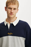Box Fit Rugby Polo, BLUE PANEL - example image 4