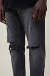 Relaxed Tapered Jean, BLACK ROCK RIP - alternate image 5