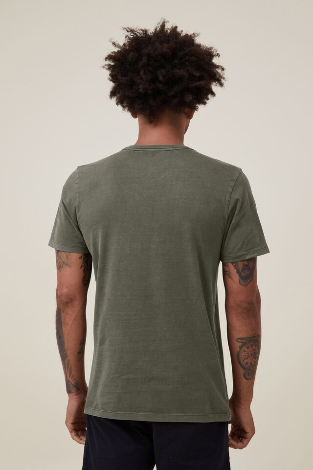 Camiseta - Organic Crew T-Shirt, MILITARY