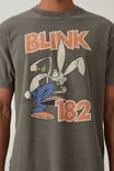 Blink 182 Loose Fit T-Shirt, LCN MT MARSH BROWN/BUNNY - alternate image 4