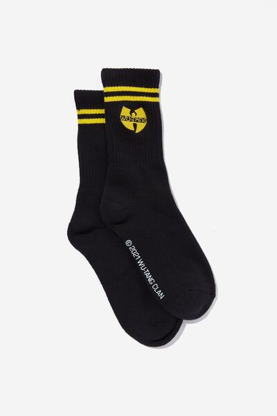 Special Edition Active Sock, LCN MT BLACK/YELLOW WUTANG STRIPE