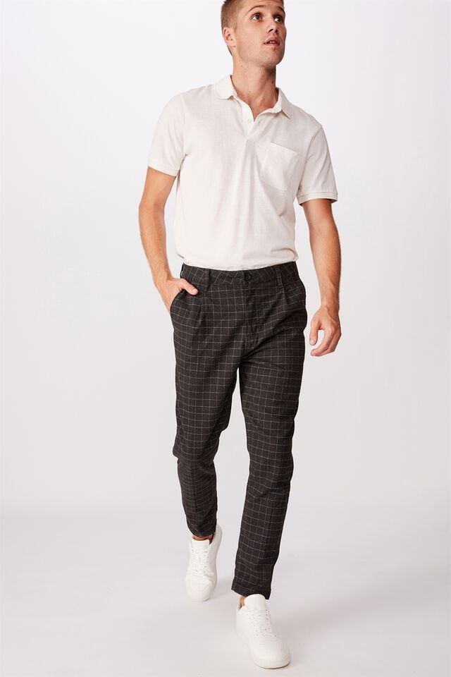 Calça - Oxford Trouser, BLACK WINDOW